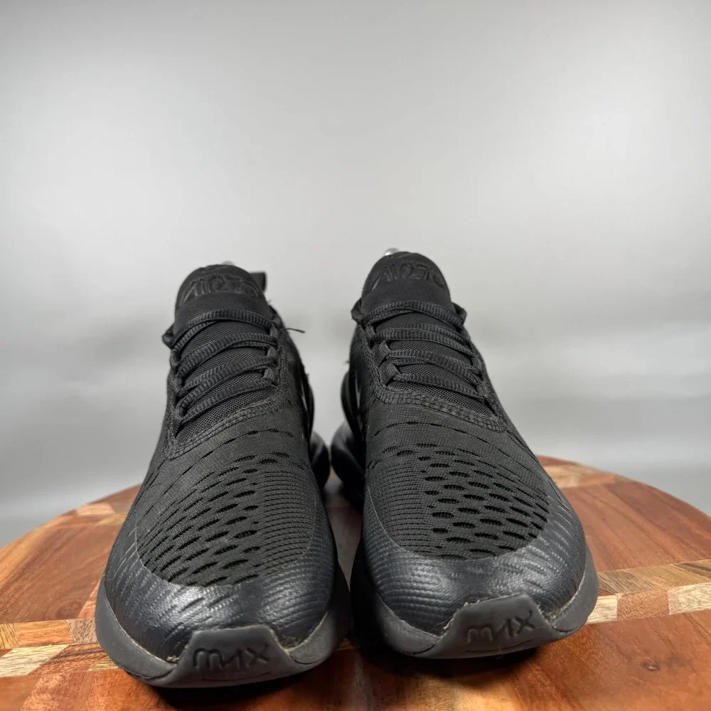 Nike Air Max 270 Triple Black Women 7.5 Youth 6Y Sneakers BQ5776-001